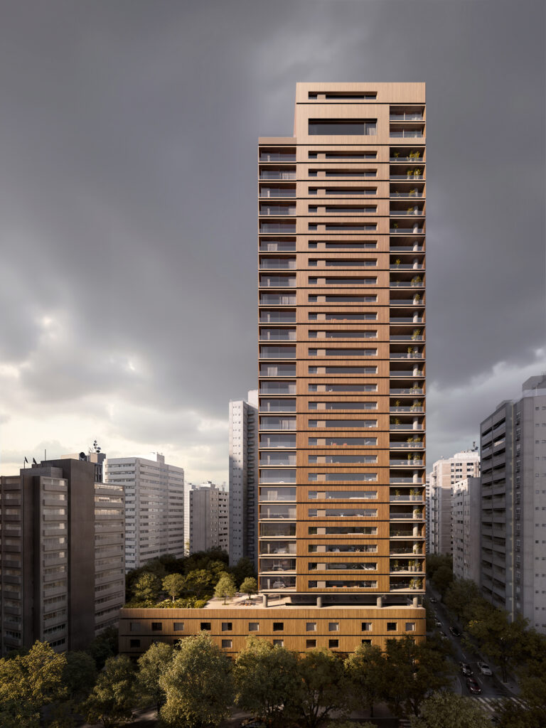 Marcio Kogan encabeça projeto residencial na nova e verde Avenida 9 de Julho. Conheça o Pinna 5019